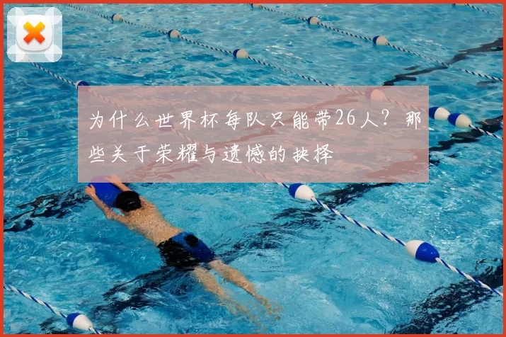 为什么世界杯每队只能带26人?那些关于荣耀与遗憾的抉择